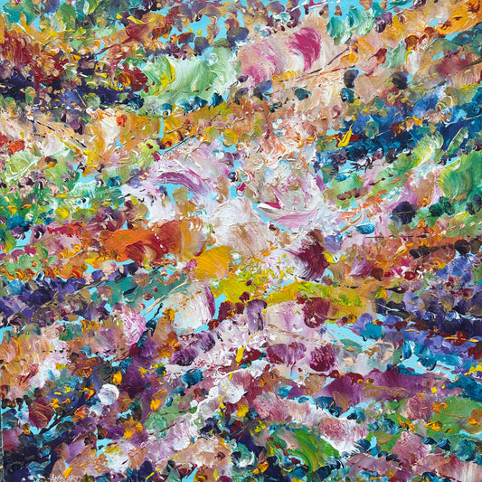 Composition florale abstraite