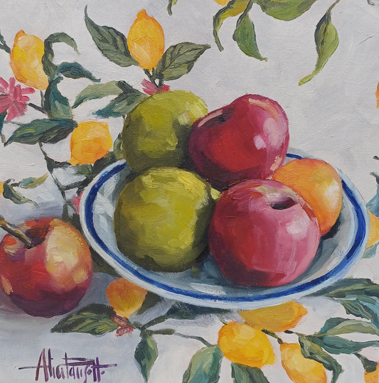 Appels op citroenen