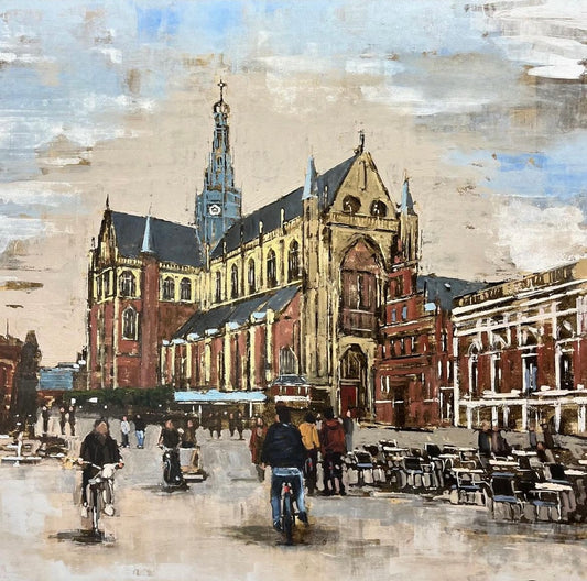 De grote St Bavokerk Haarlem