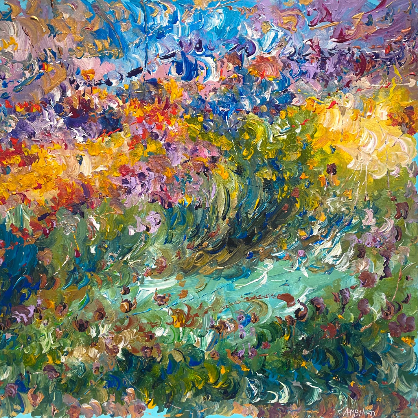 By the blue stream