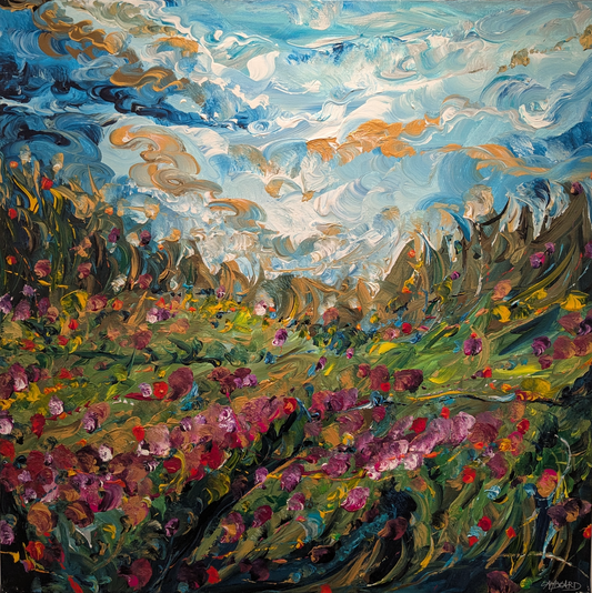 Beyond the flowery dunes