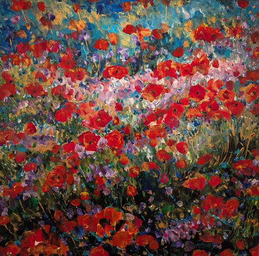 Coquelicots sous le vent