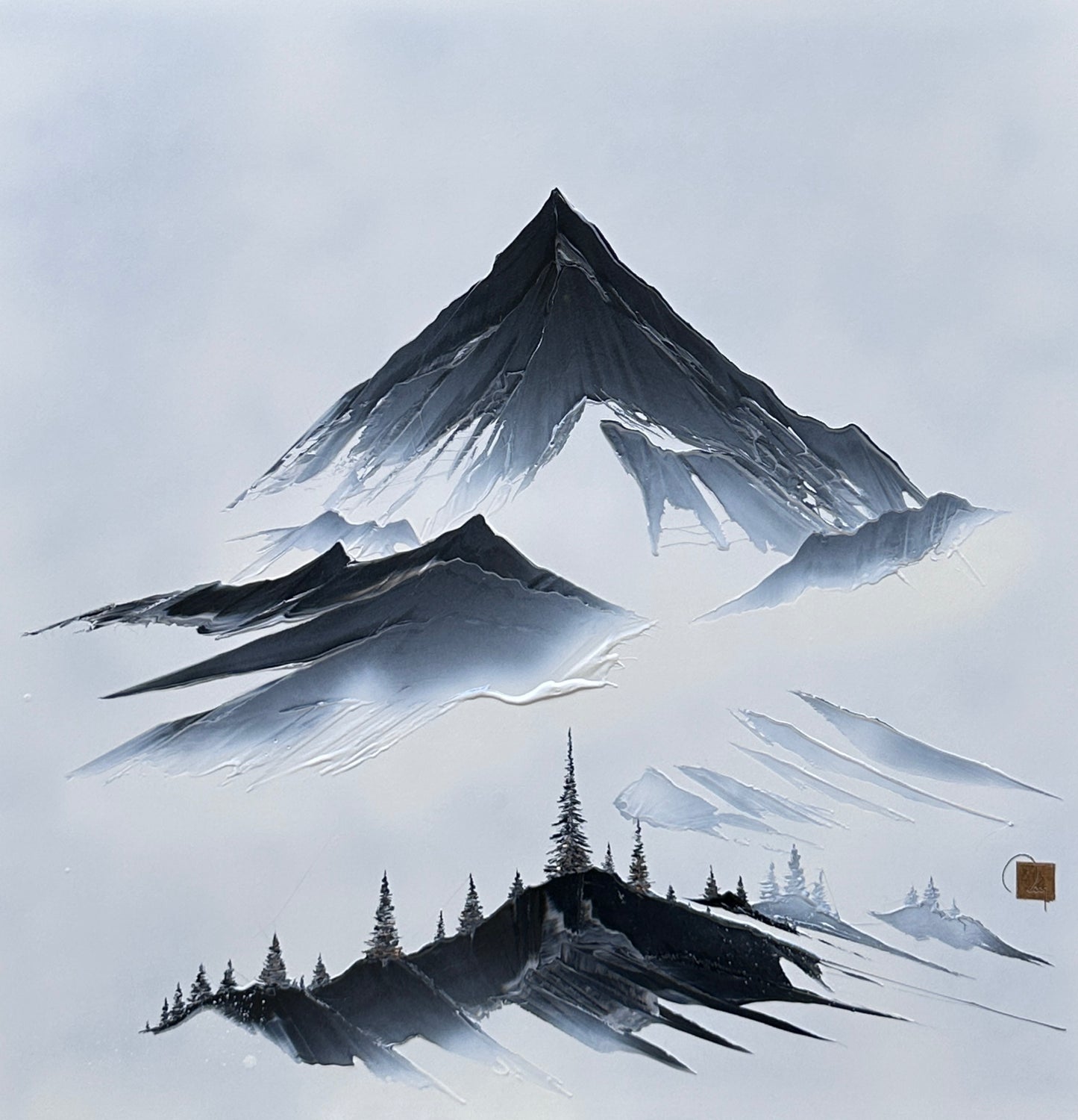 In the clouds