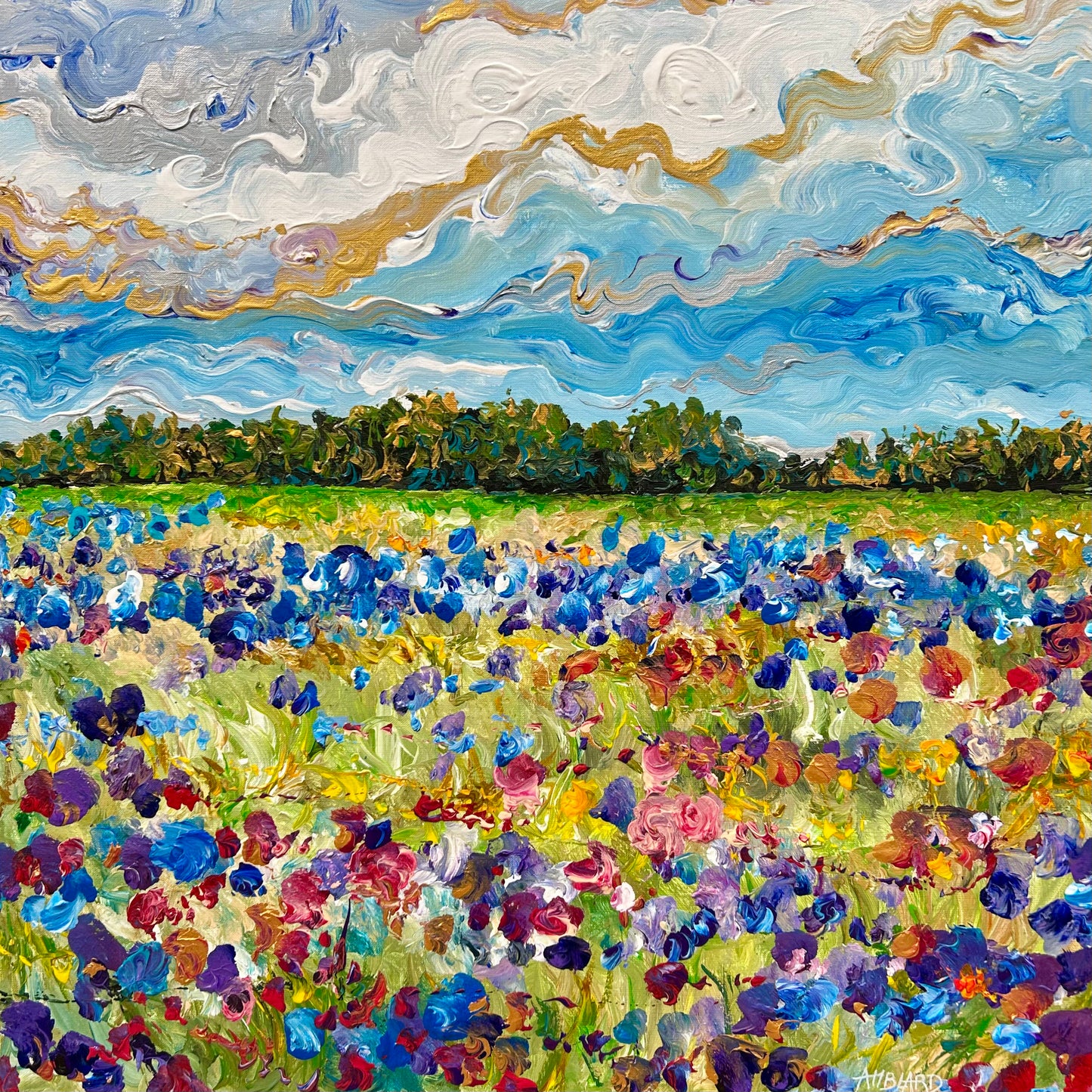 Champs de fleurs sauvages - n°2