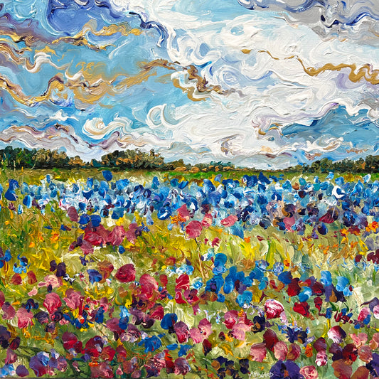 Champs de fleurs sauvages - n°1
