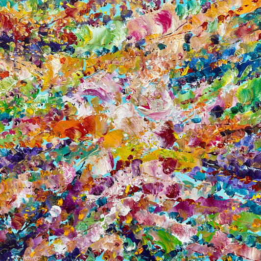 Composition florale abstraite