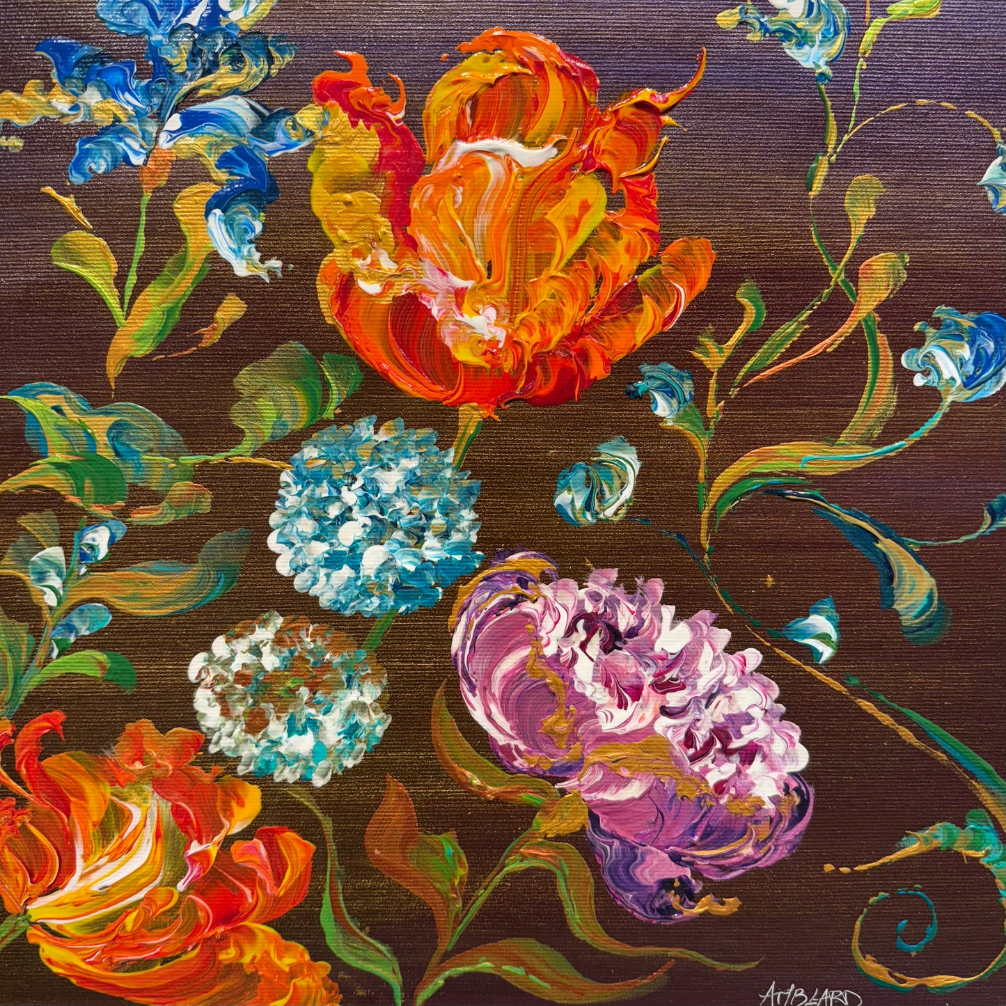 Tulipes pivoire et iris