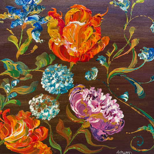 Tulipes pivoire et iris