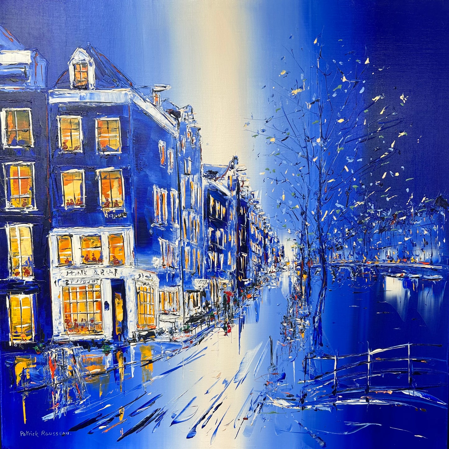 Allee bleue