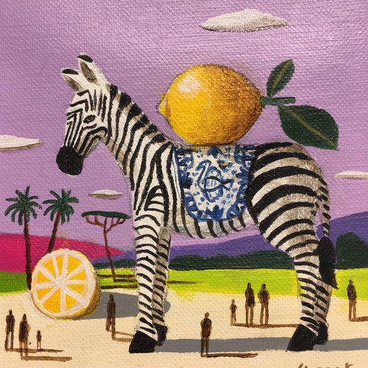 Zèbre aux citrons