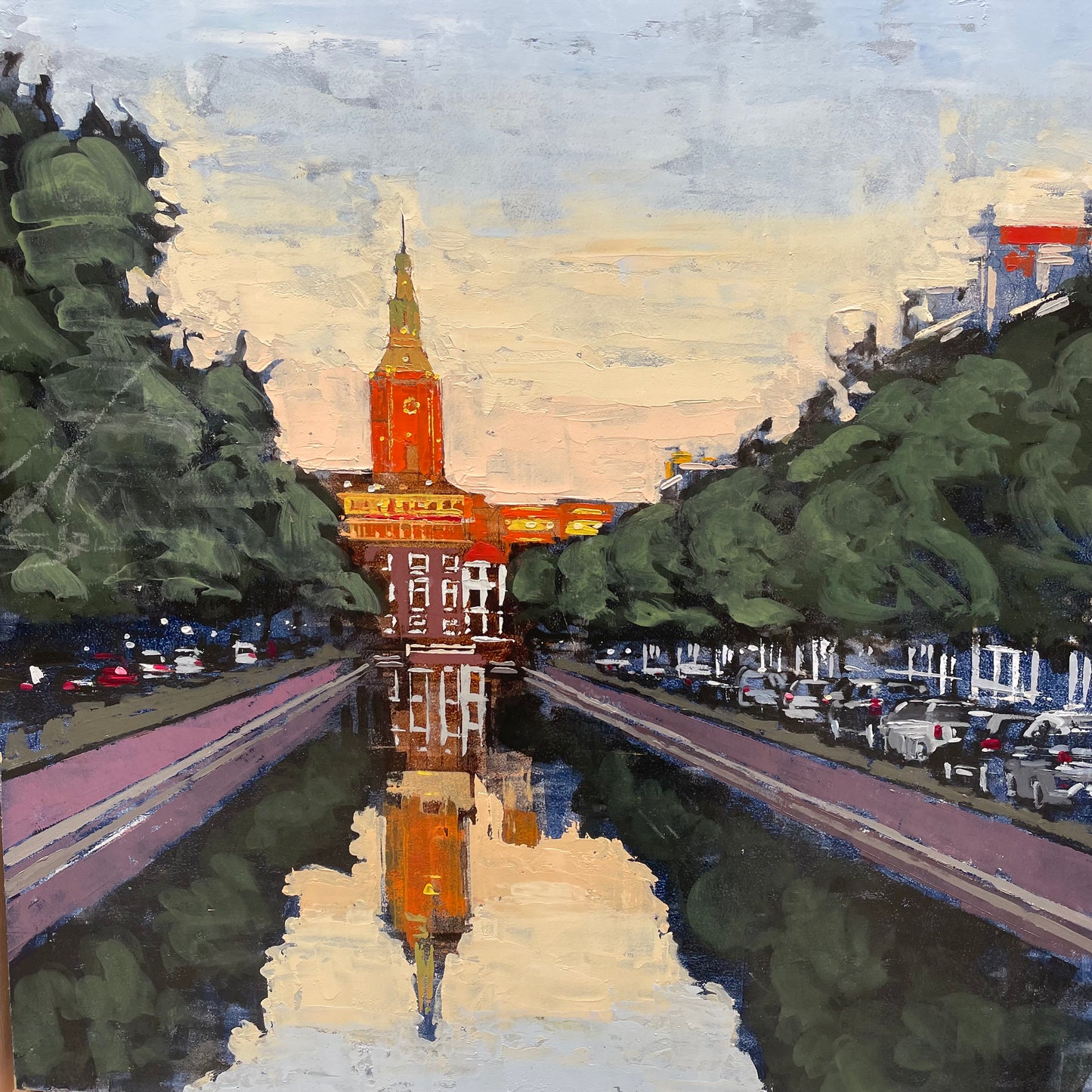 Sunset on Grote Kerk