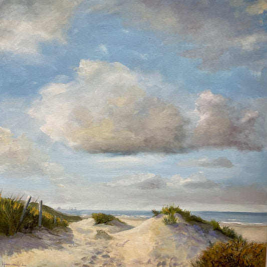 Zicht op scheveningen