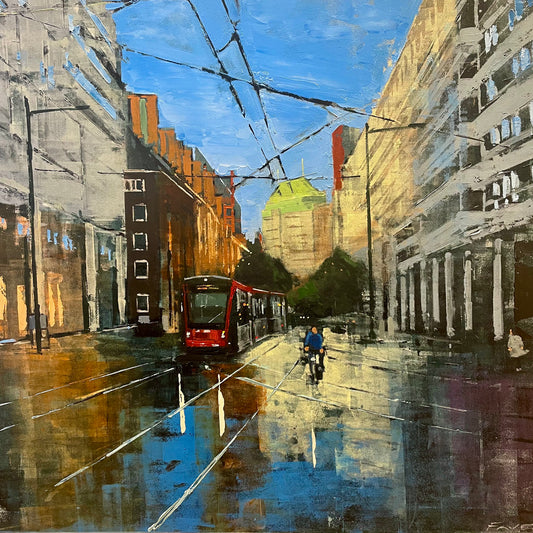 Kalvermarkt blue sky