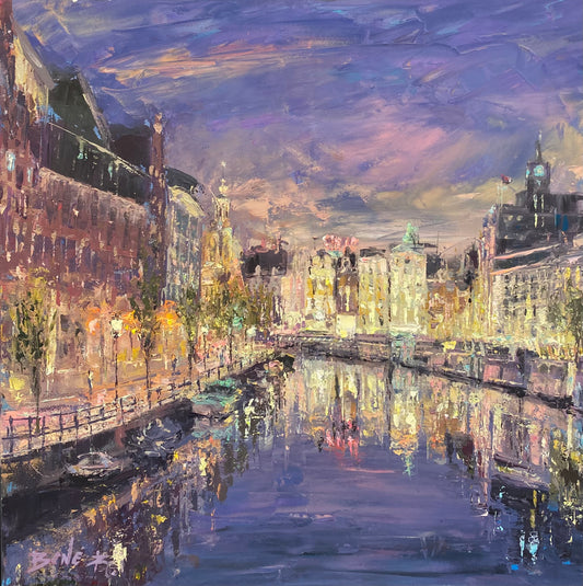Amsterdam summer nocturne