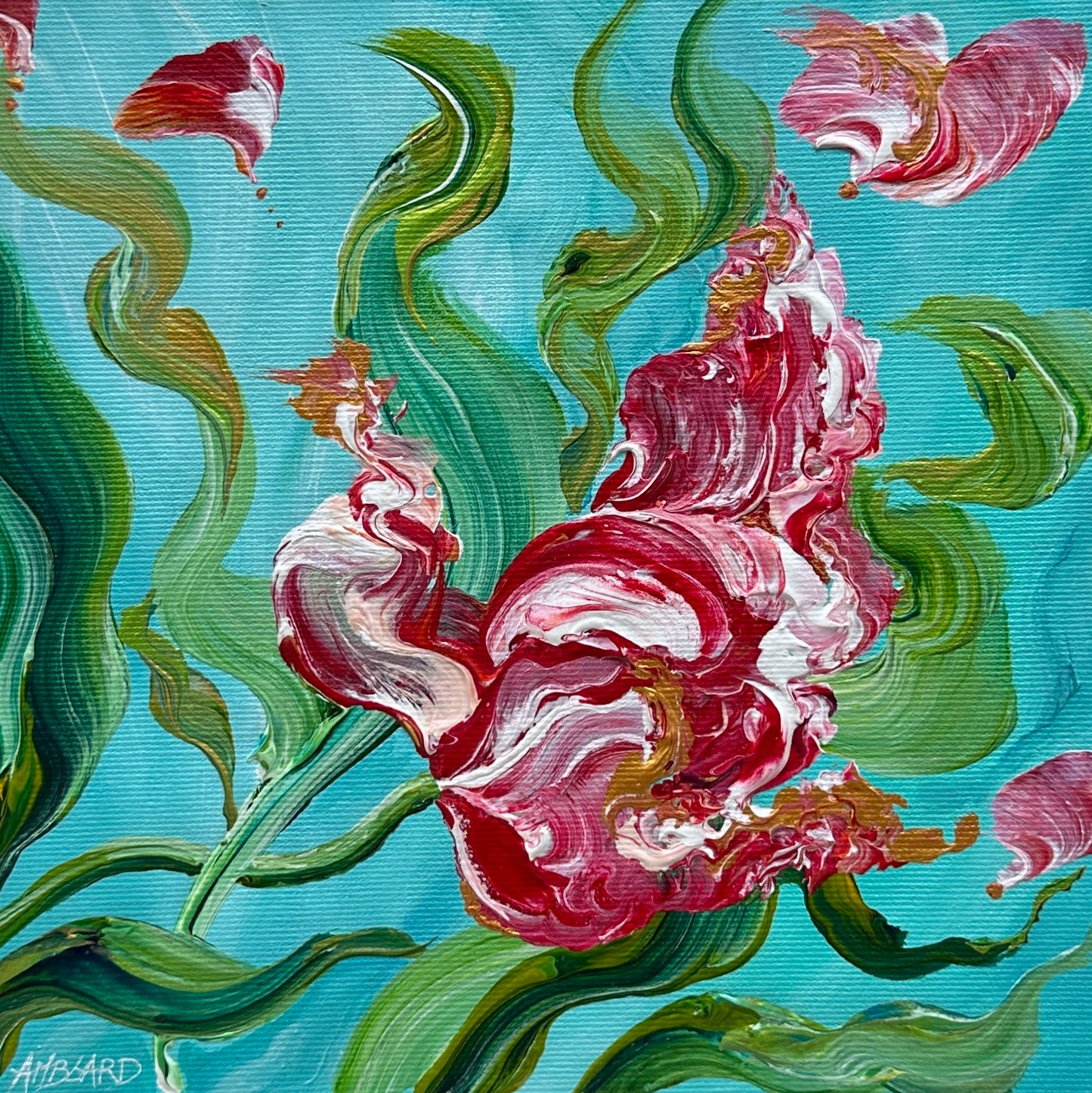 Tulipe dans le vent