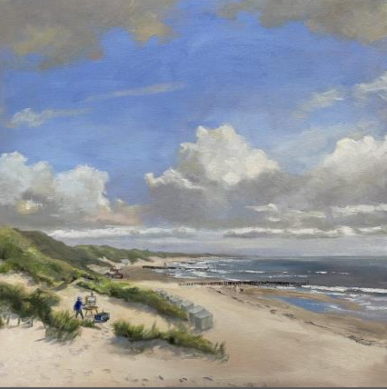 Schilderen in de duinen