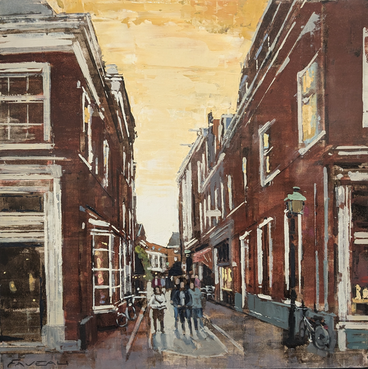 Haarlem, Warmoesstraat Sunset