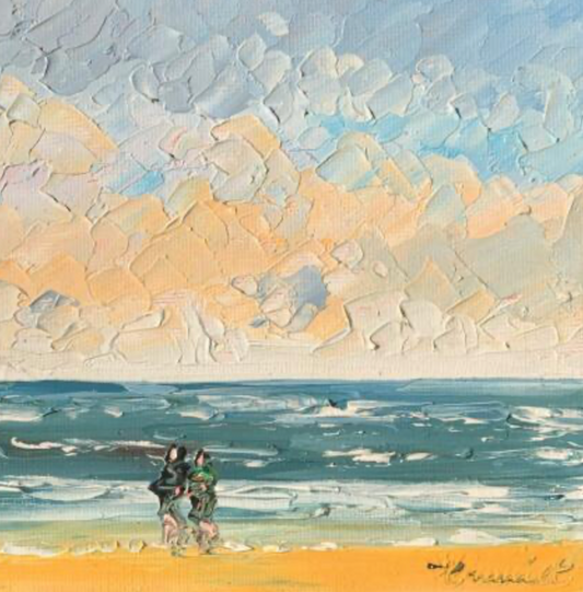 Confidences au bord des vagues