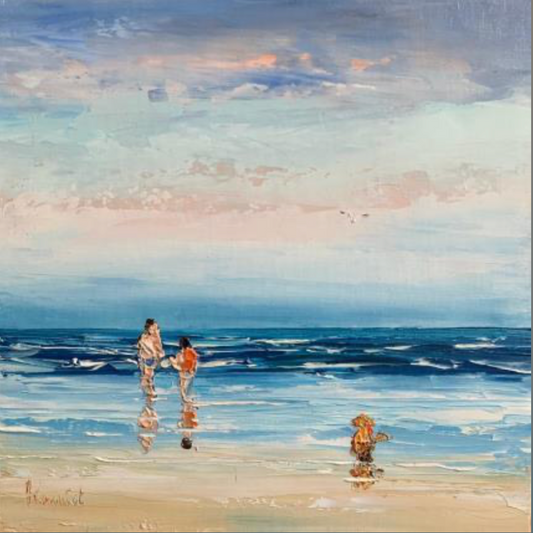 Jour de bain sur la pointe des pieds