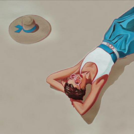 Pénélope prend le soleil