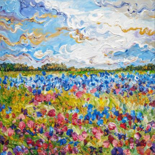 Champs de fleurs sauvages - n°1