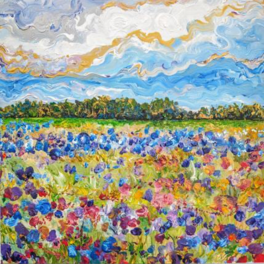 Champs de fleurs sauvages - n°2