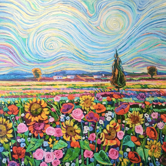 Blooms under a Starry Sky 2