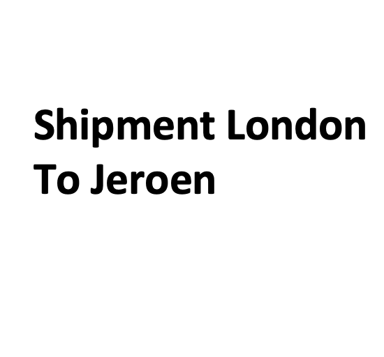 Shipment to London, Jeroen