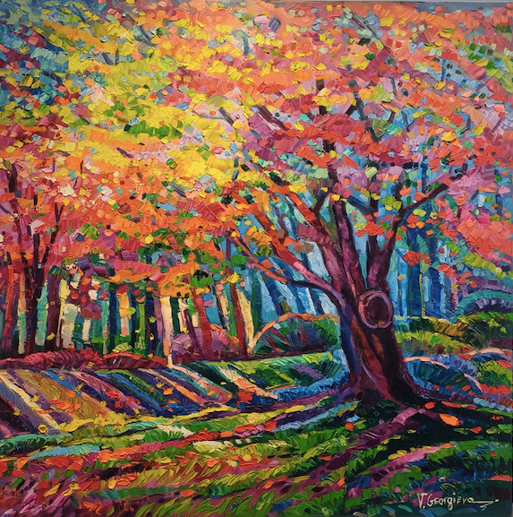 Golden season tree