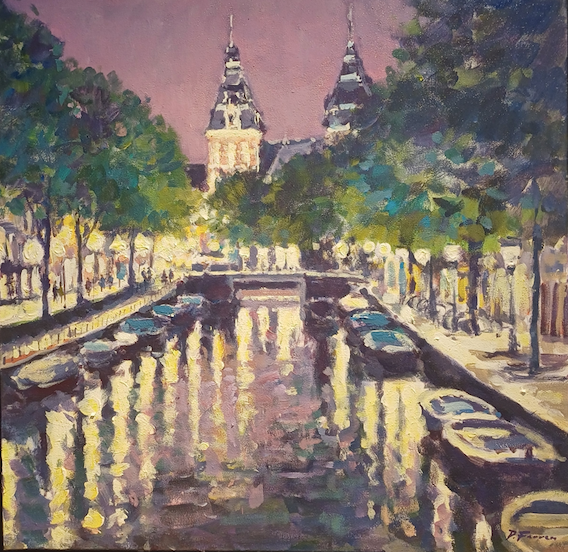 Nightlight towards the Rijksmuseum