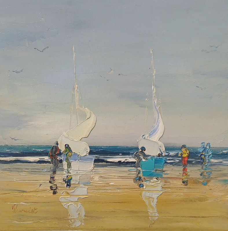 Voiliers sur la plage