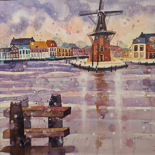 Haarlem Molen de Adriaan