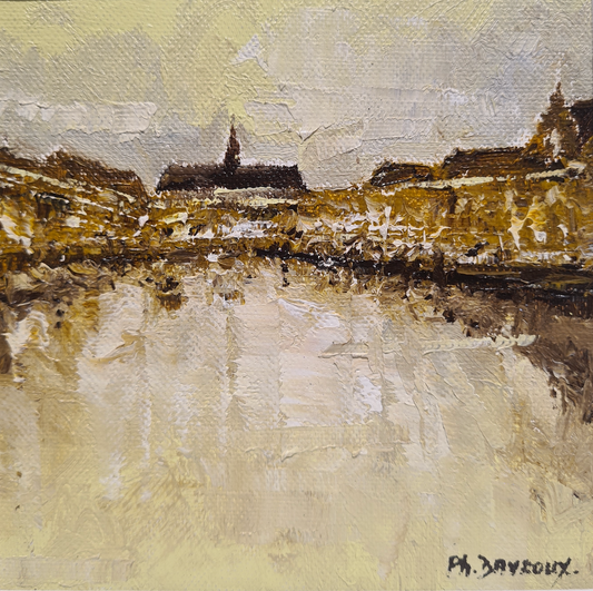 Le clocher marron