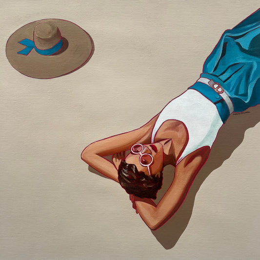 Pénélope prend le soleil